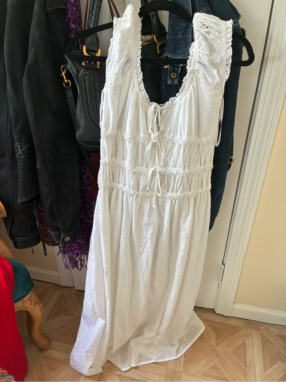 Sim & Sam 100% cotton dress size M - white